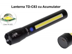 LANTERNA TD-C83-7W CU ACUMULATOR